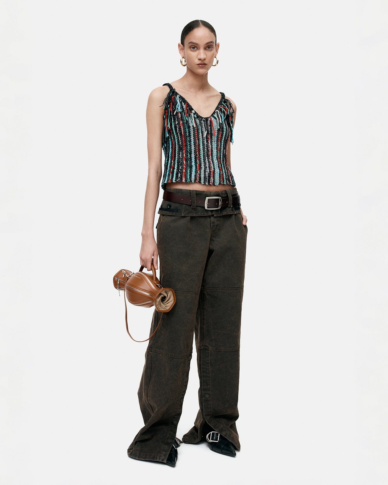 기타 PEYTONA FRINGED HAND KNITTED TOP atb1360w(MULTI)