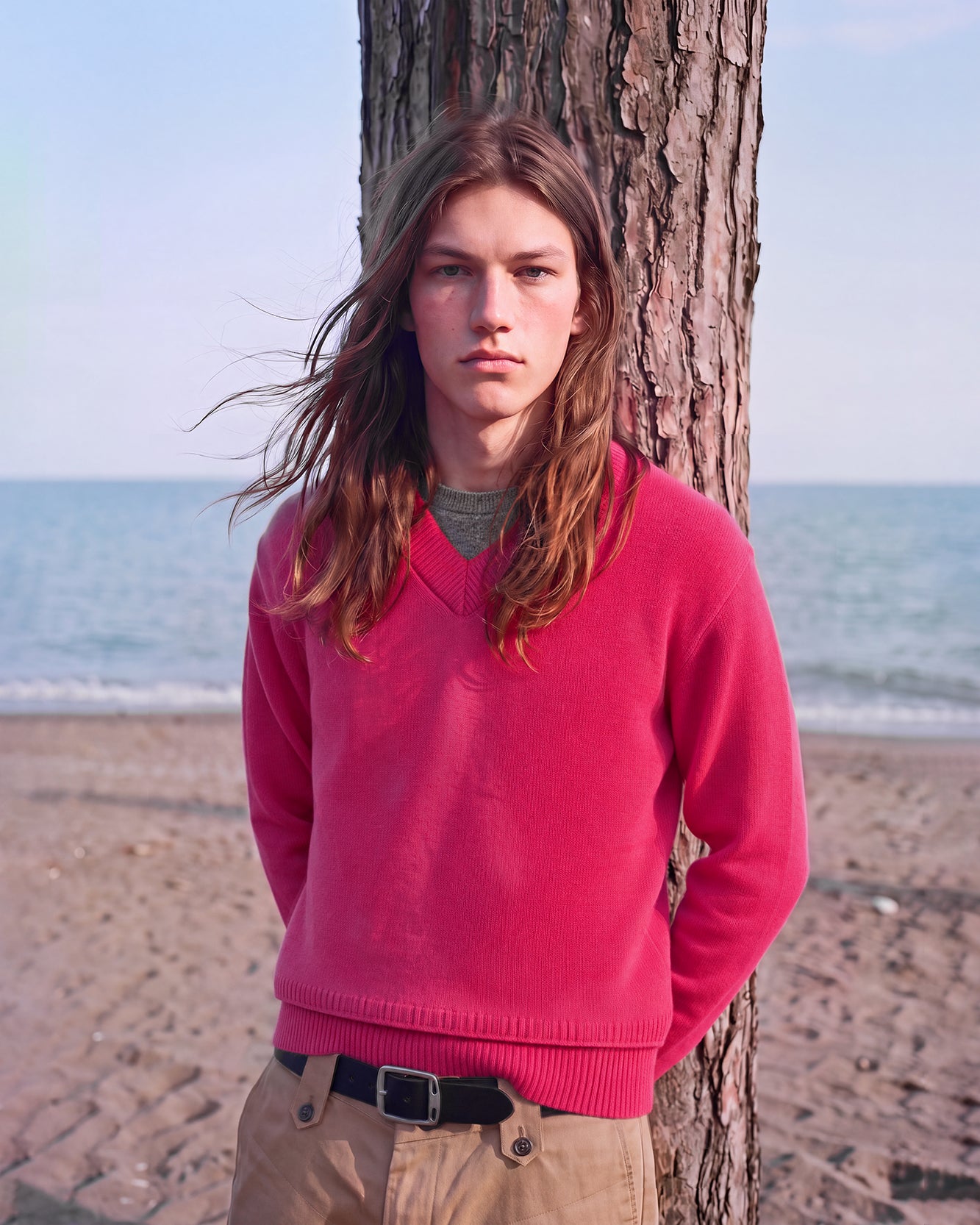 Andersson Bell ストライプニットセーター ANDERSSON BELL - 【21AW】ドロップショルダー ボーダーニット