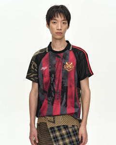 REWORKED FOOTBALL T-SHIRT atb1584m(BLACK/RED) – Andersson Bell