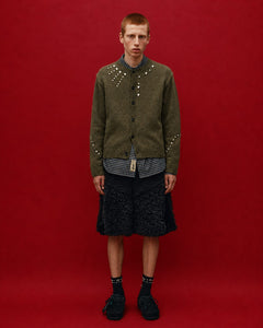 ANDERSSON BELL  テーラードジャケット Andersson Bell JEWELED DENIM WORK JACKET(L BLUE): アウター｜URBAN