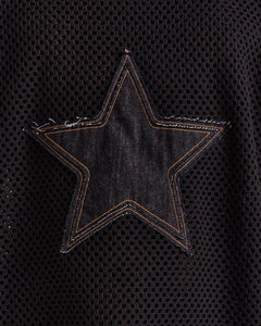 기타 STAR PATCH MESH T-SHIRTS atb1295m(BLACK)