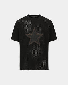 기타 STAR PATCH MESH T-SHIRTS atb1295m(BLACK)