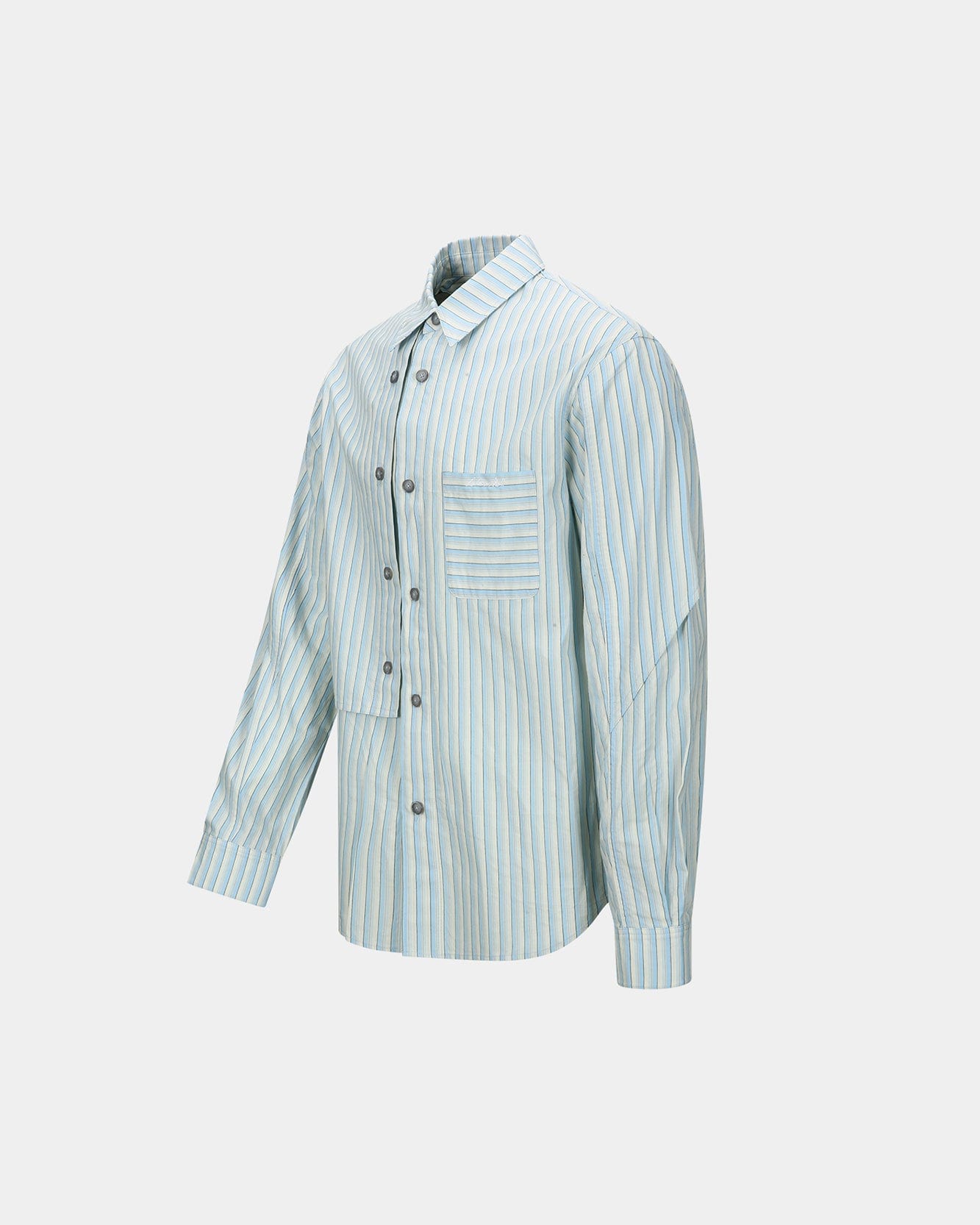 기타 STRIPE LAYERED SHIRT atb1369m(BLUE)