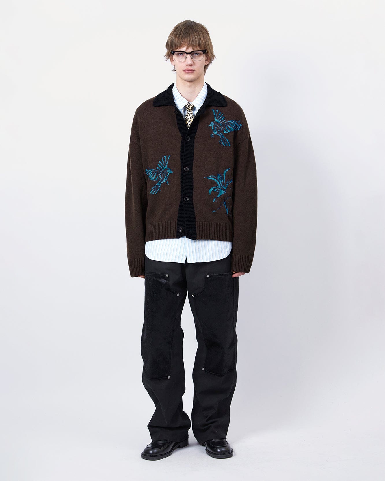 기타 STRIPE LAYERED SHIRT atb1369m(BLUE)