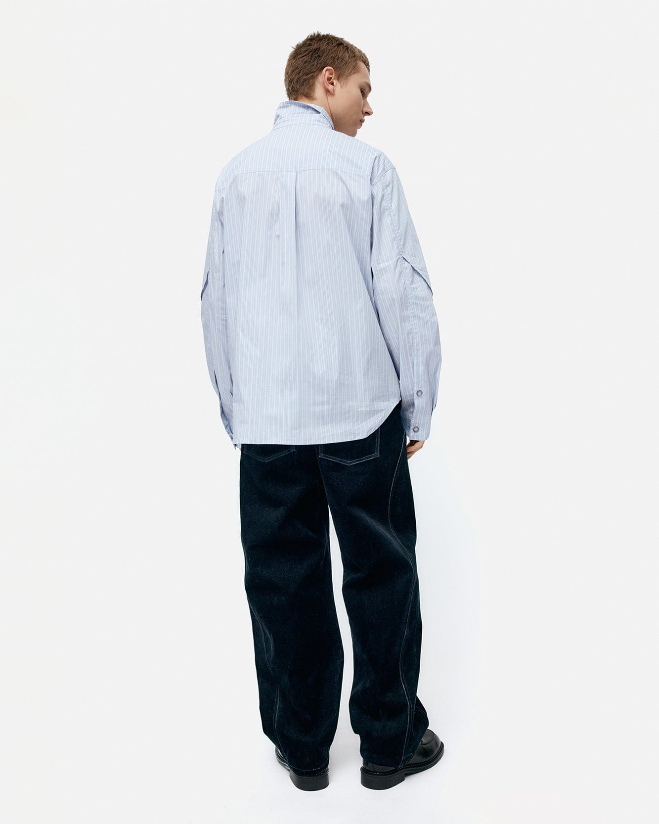 기타 STRIPE LAYERED SHIRTS atb1338m(BLUE)