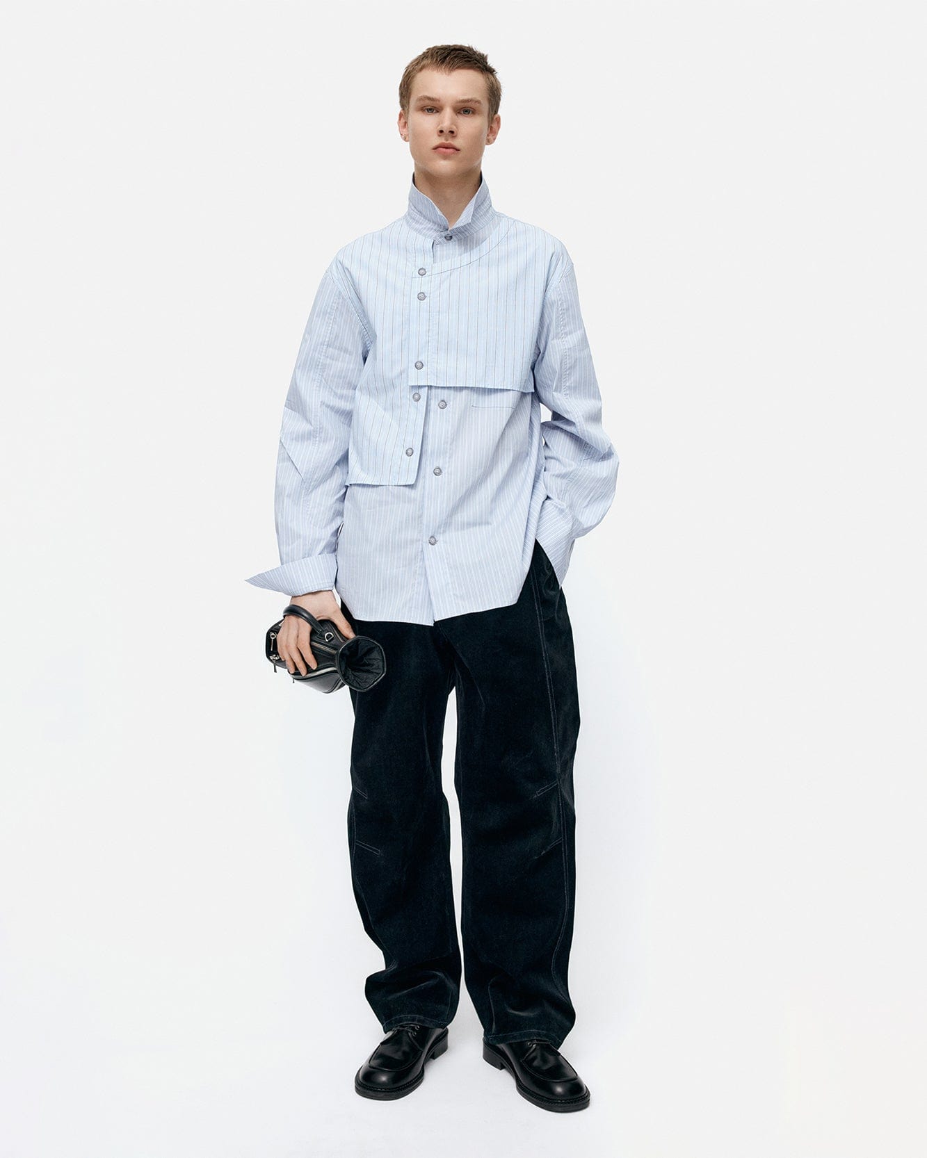 기타 STRIPE LAYERED SHIRTS atb1338m(BLUE)