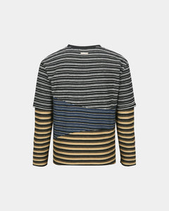 기타 STRIPE LAYERED SWEATSHIRTS atb1342m(MULTI)
