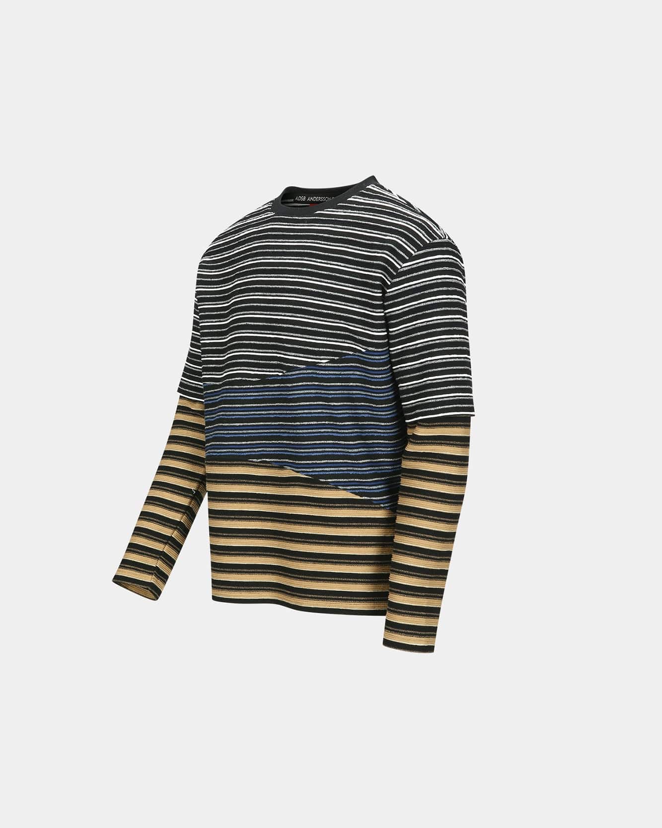기타 STRIPE LAYERED SWEATSHIRTS atb1342m(MULTI)
