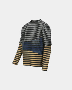 기타 STRIPE LAYERED SWEATSHIRTS atb1342m(MULTI)