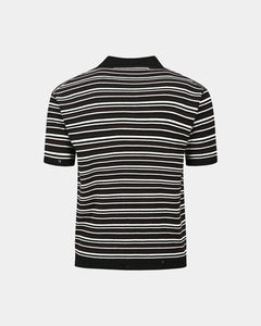 기타 STRIPE POLO SWEATER atb1286m(BLACK/BROWN)