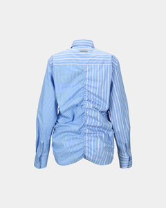기타 STRIPE SHIRRING SHIRT atb1398w(BLUE)