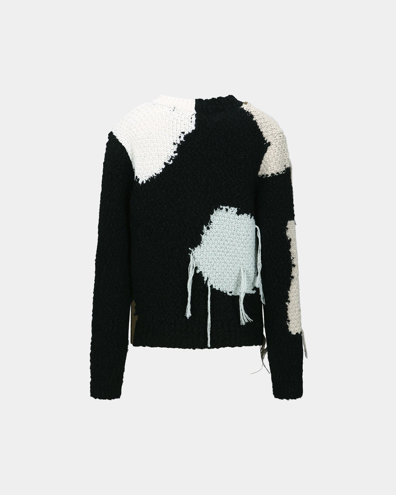 기타 SYLVIA ABSTRACT PATCHWORK SWEATER atb1365w(BLACK)