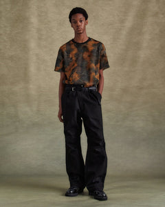 기타 TIE DYE MESH T-SHIRTS atb1323m(BLACK/ORANGE)