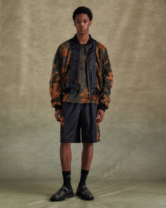 기타 TIE DYE MESH T-SHIRTS atb1323m(BLACK/ORANGE)