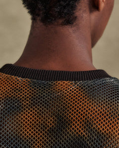 기타 TIE DYE MESH T-SHIRTS atb1323m(BLACK/ORANGE)
