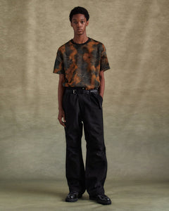 기타 TIE DYE MESH T-SHIRTS atb1323m(BLACK/ORANGE)
