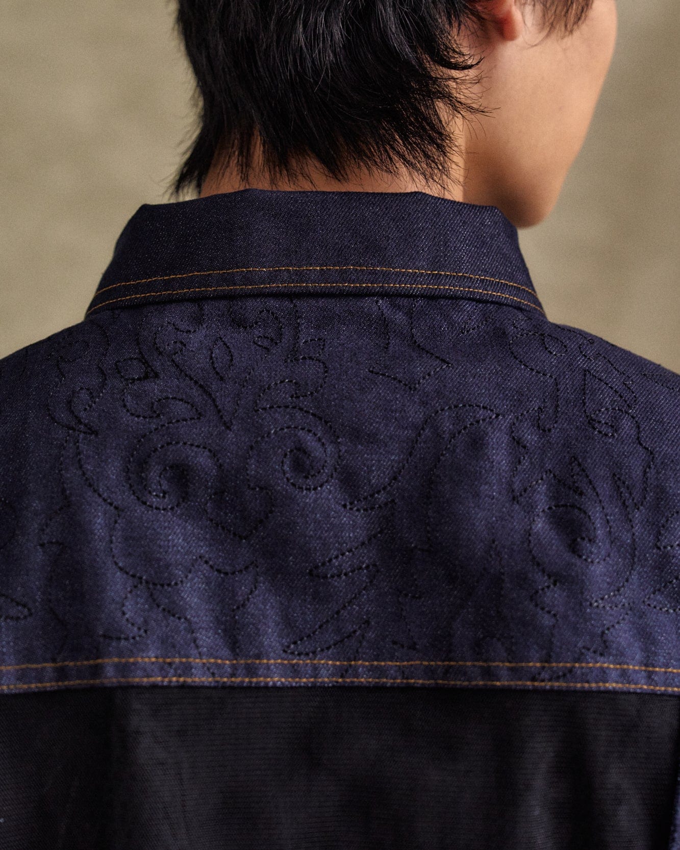 기타 TONNY DENIM SHEER JACKET awa695m(BLUE)