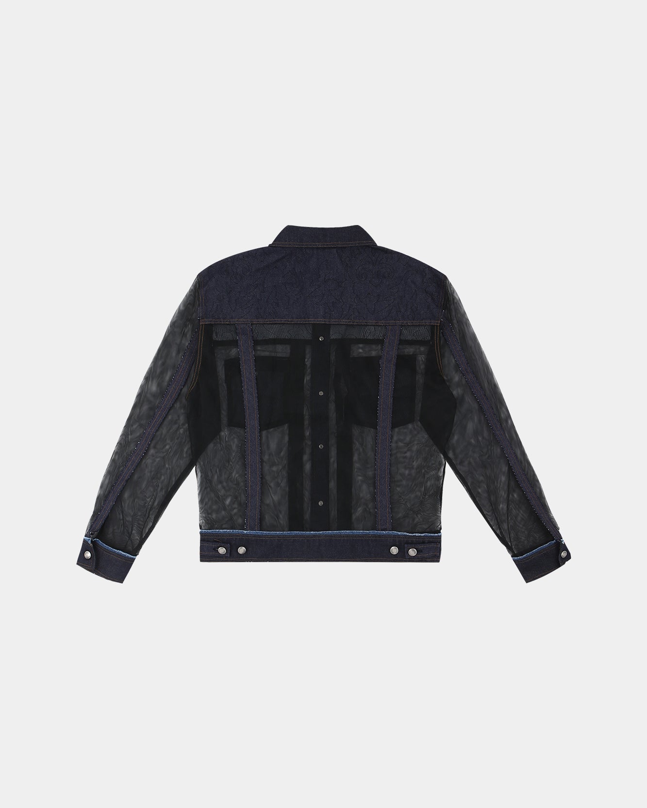 기타 TONNY DENIM SHEER JACKET awa695m(BLUE)