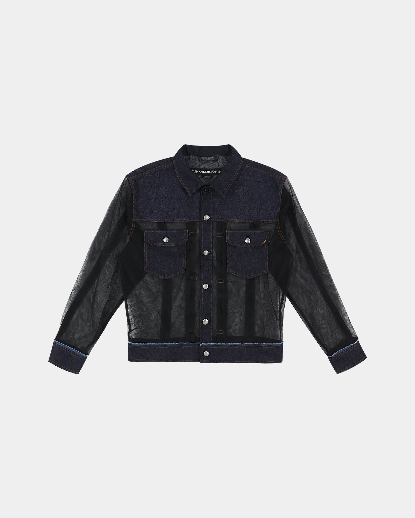 기타 TONNY DENIM SHEER JACKET awa695m(BLUE)