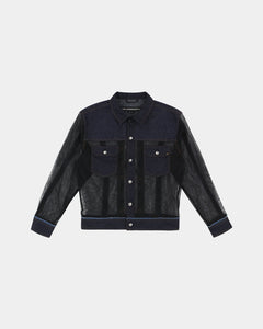 기타 TONNY DENIM SHEER JACKET awa695m(BLUE)