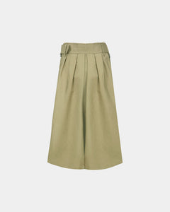 기타 TRENCH PLEATS SKIRT apa849w(KHAKI)