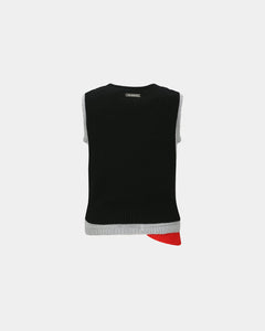 기타 TRES LAYERED SLEEVELESS TOP atb1394w(BLACK)