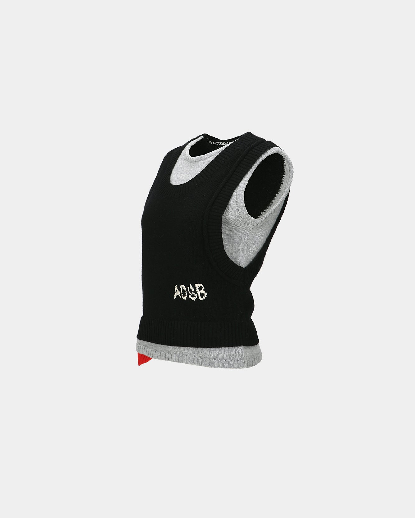 기타 TRES LAYERED SLEEVELESS TOP atb1394w(BLACK)