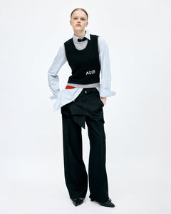 기타 TRES LAYERED SLEEVELESS TOP atb1394w(BLACK)