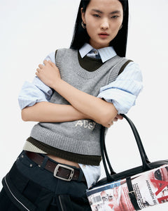 기타 TRES LAYERED SLEEVELESS TOP atb1394w(GREY)