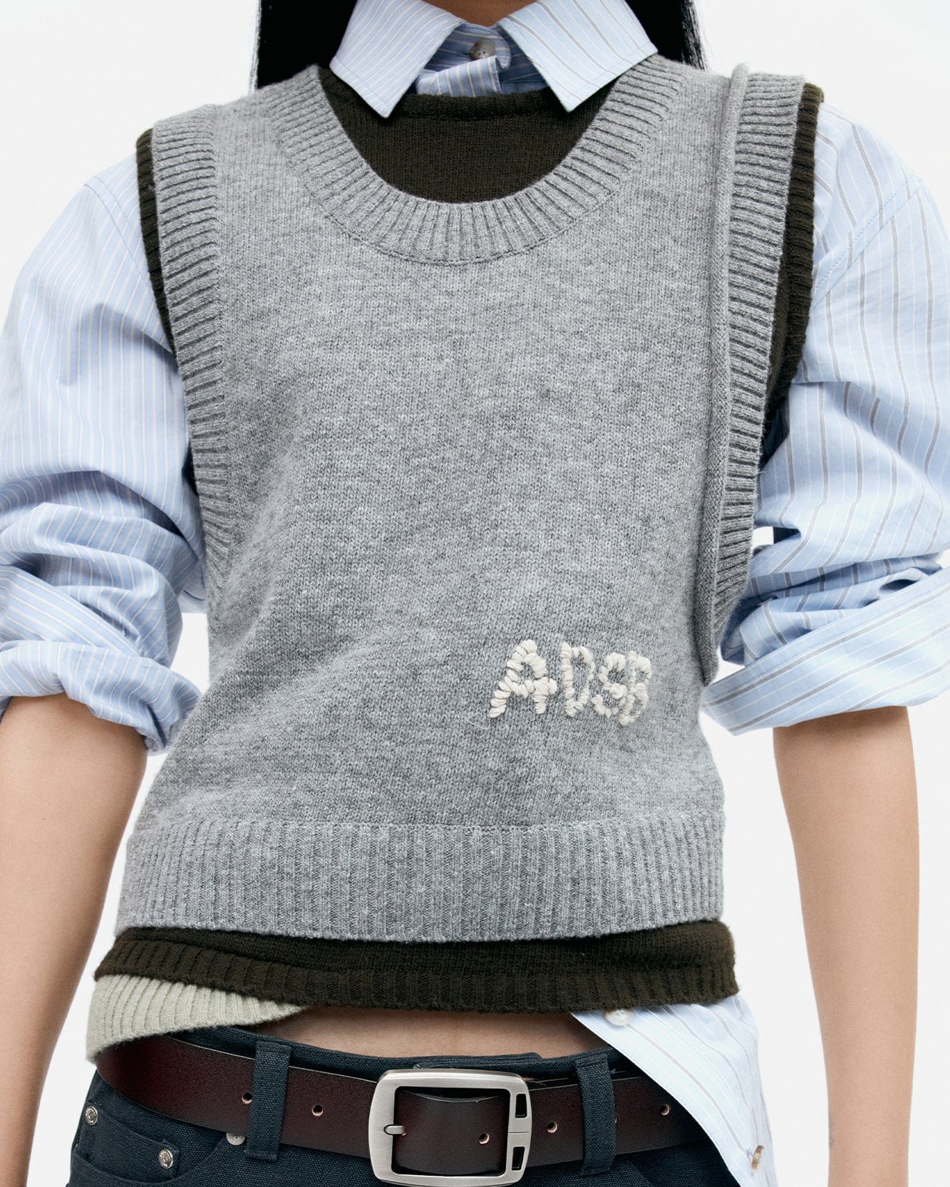 기타 TRES LAYERED SLEEVELESS TOP atb1394w(GREY)