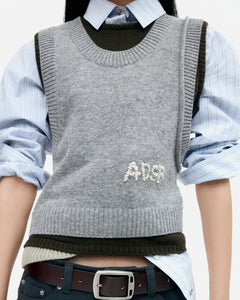 기타 TRES LAYERED SLEEVELESS TOP atb1394w(GREY)