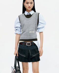 기타 TRES LAYERED SLEEVELESS TOP atb1394w(GREY)