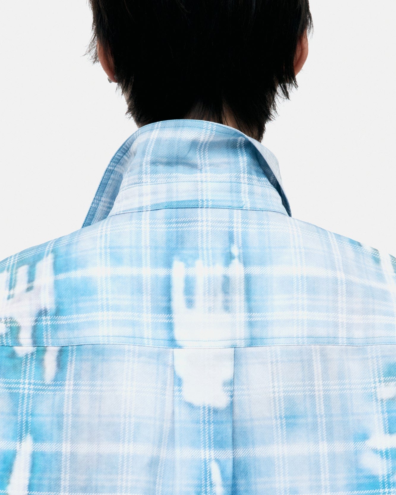 기타 TROMPE LOEIL PRINTED CHECK SHIRTS atb1340m(BLUE)