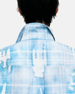 기타 TROMPE LOEIL PRINTED CHECK SHIRTS atb1340m(BLUE)