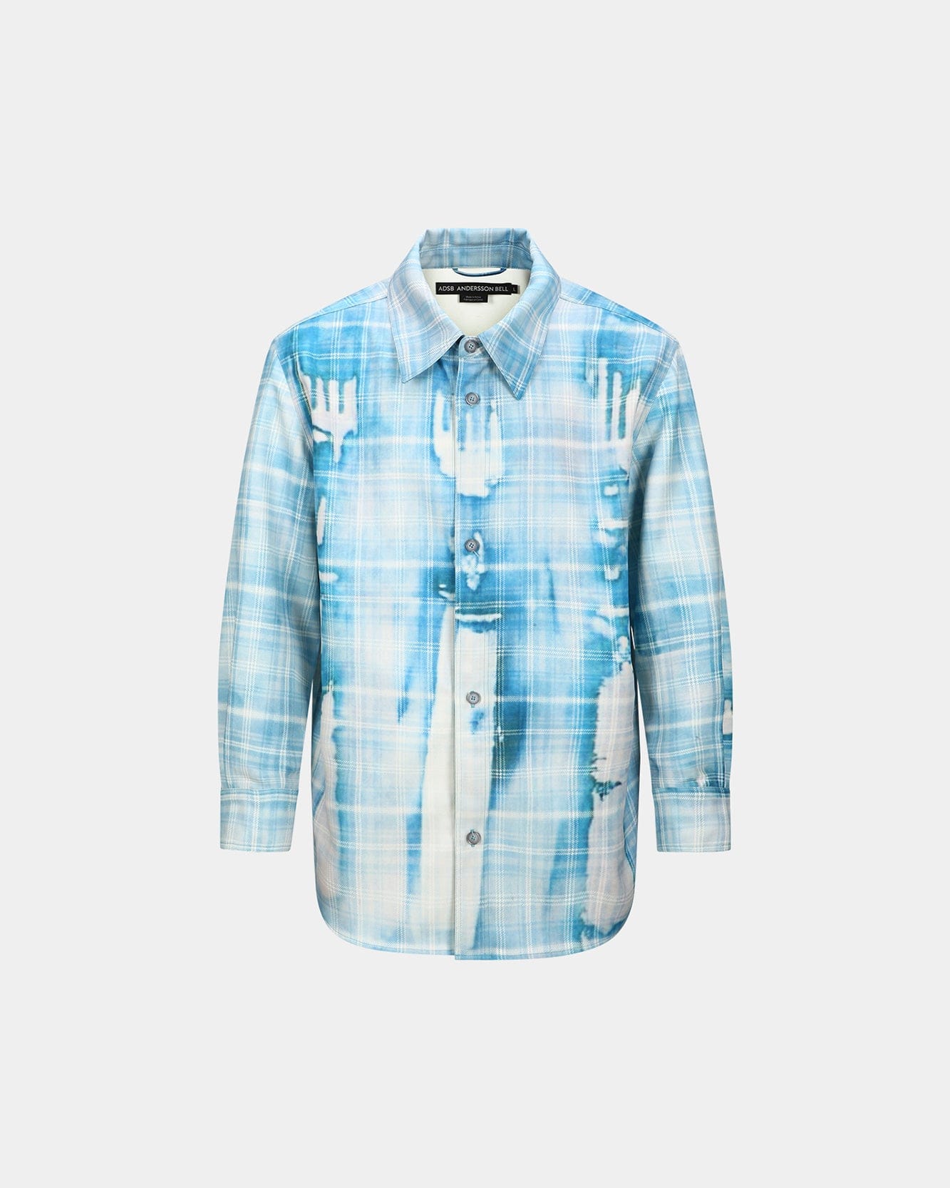 기타 TROMPE LOEIL PRINTED CHECK SHIRTS atb1340m(BLUE)