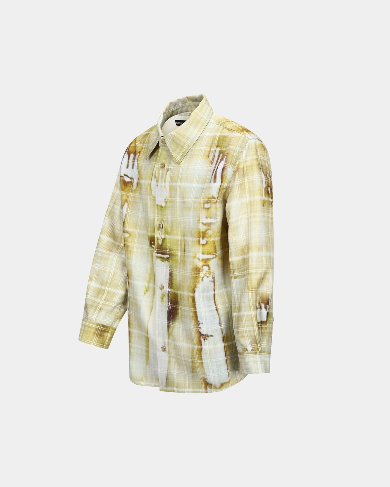 기타 TROMPE LOEIL PRINTED CHECK SHIRTS atb1340m(YELLOW)
