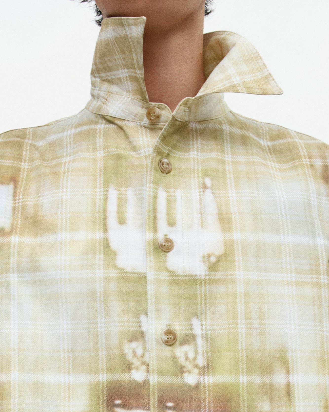 기타 TROMPE LOEIL PRINTED CHECK SHIRTS atb1340m(YELLOW)