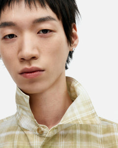 기타 TROMPE LOEIL PRINTED CHECK SHIRTS atb1340m(YELLOW)