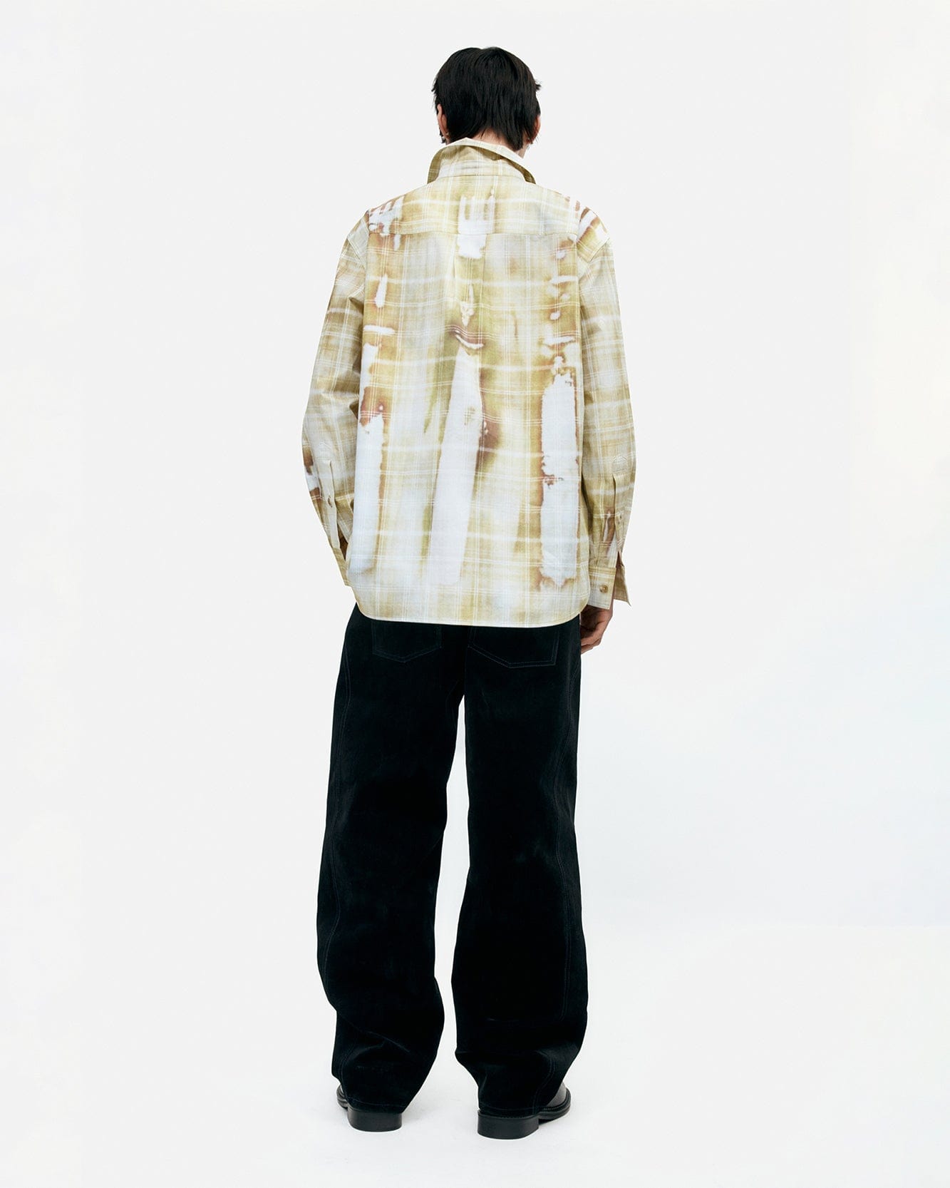 기타 TROMPE LOEIL PRINTED CHECK SHIRTS atb1340m(YELLOW)