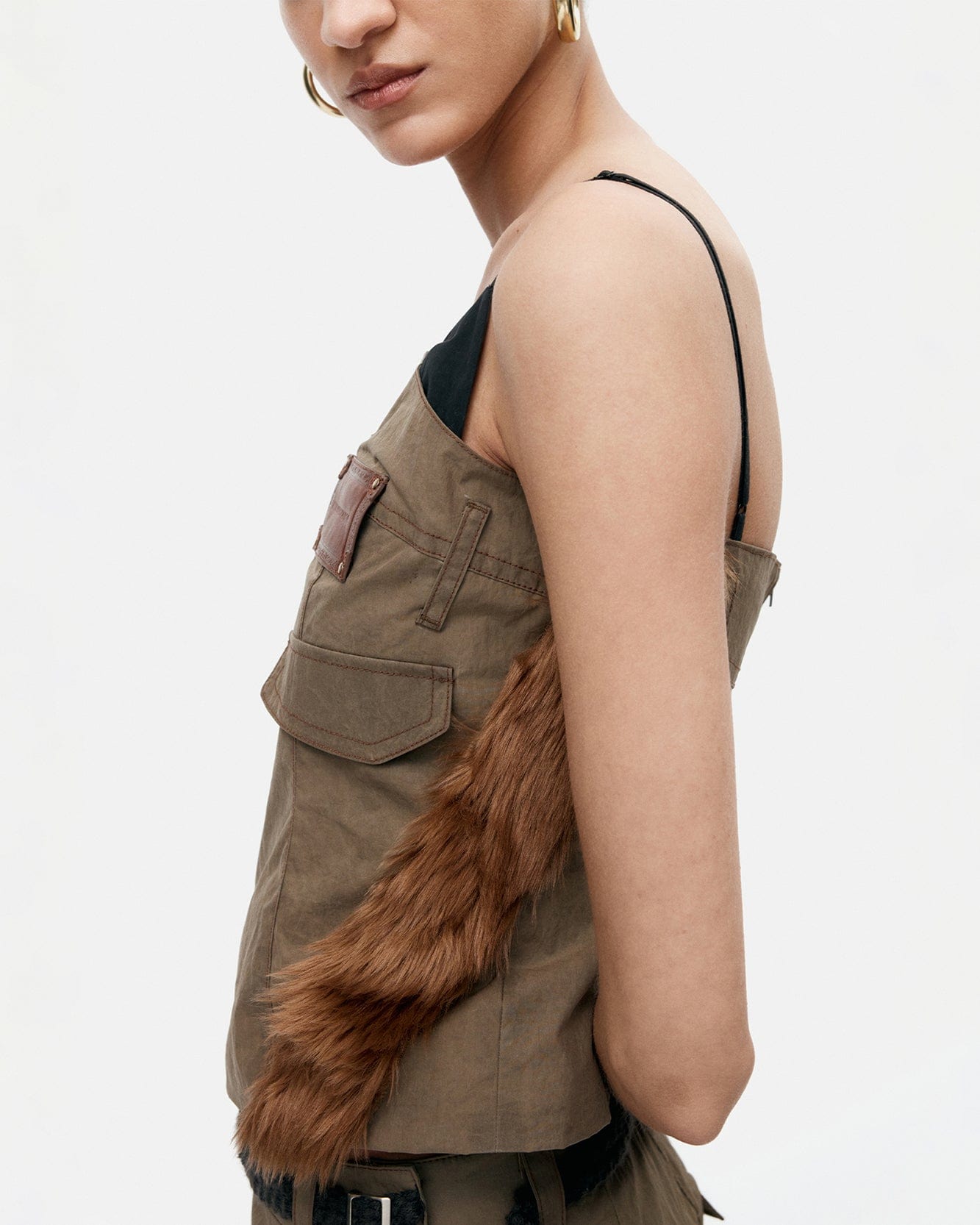 기타 TROUSER CUSTOM BUSTIER atb1354w(TAUPE)