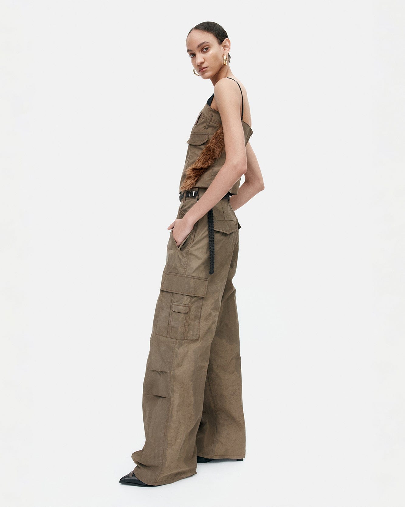 기타 TROUSER CUSTOM BUSTIER atb1354w(TAUPE)