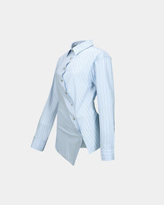 기타 TWIST STRIPE SHIRTS atb1362w(BLUE)