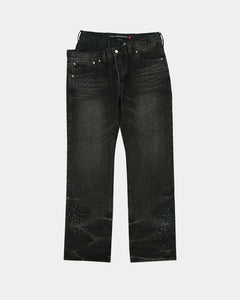 ADSB Andersson Bell アシンメトリーレイヤードワイドデニム ADSB Andersson Bell アシンメトリーレイヤードワイドデニム ADSB