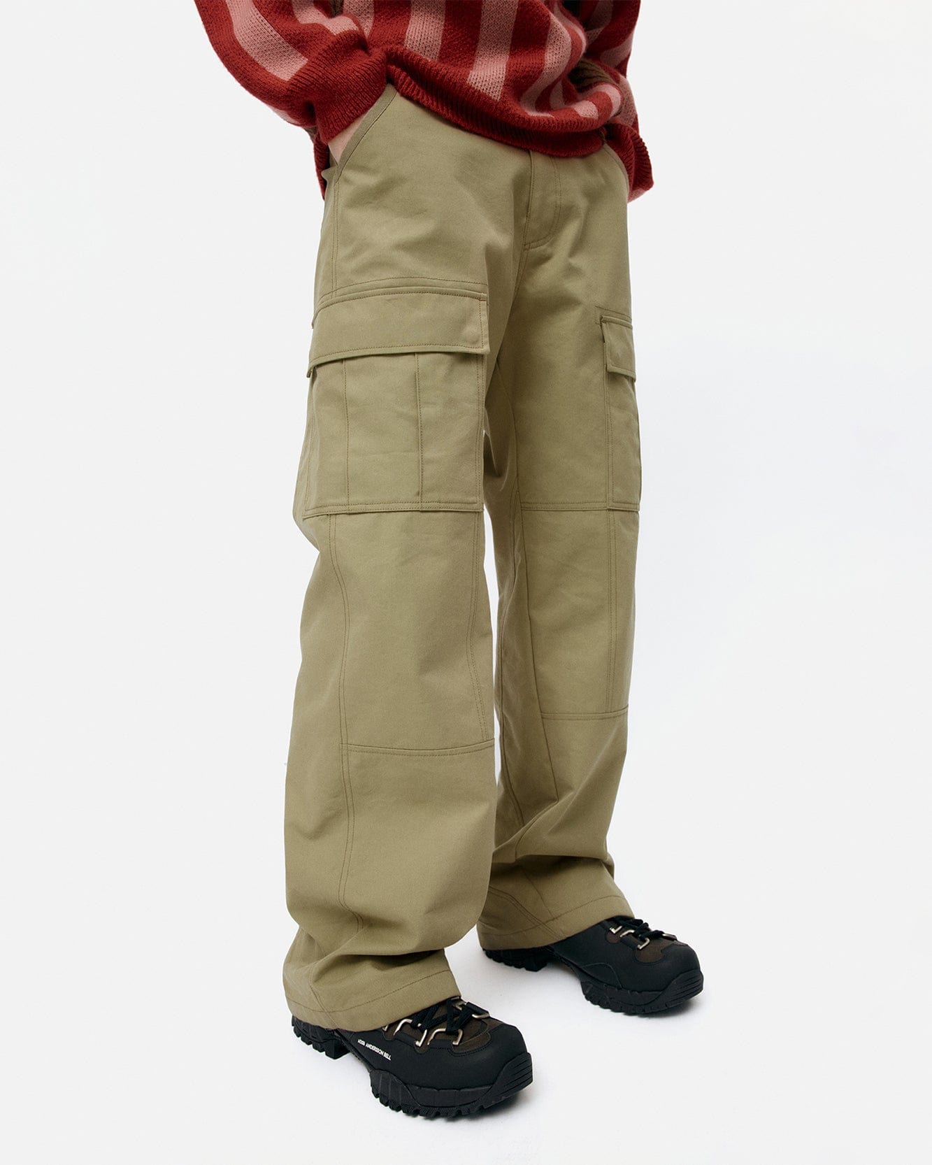 기타 UNISEX BINDING CARGO PANTS apa856u(BEIGE)