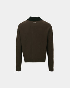 기타 UNISEX BIRD INTARSIA CARDIGAN atb1371u(BROWN)