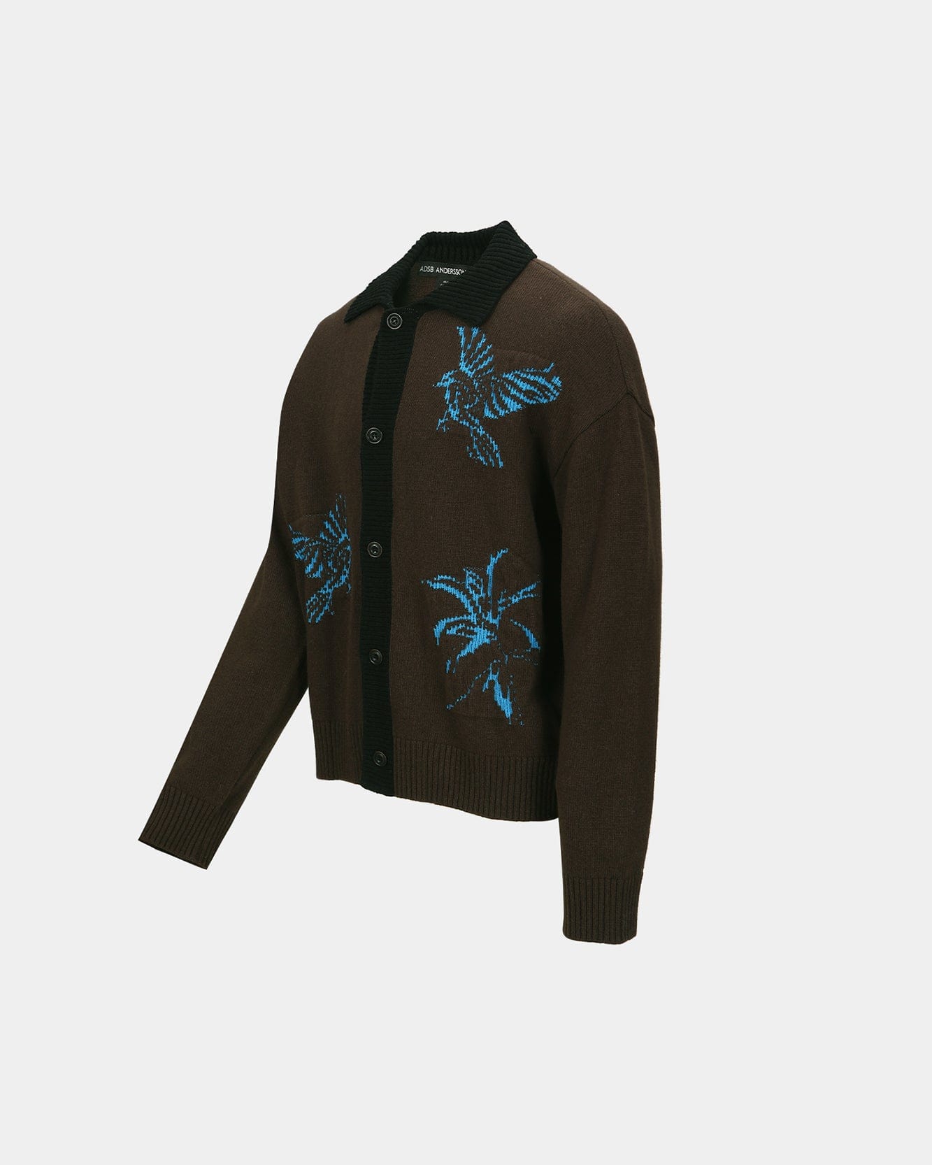기타 UNISEX BIRD INTARSIA CARDIGAN atb1371u(BROWN)