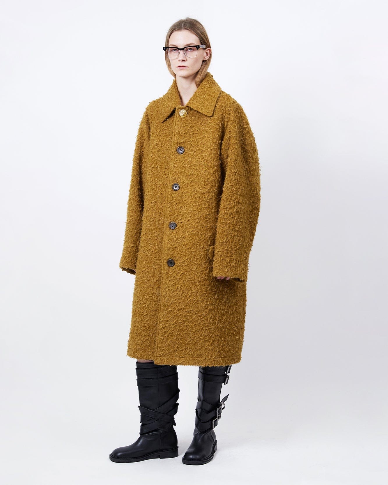 기타 UNISEX CASENTINO RAGLAN COAT awa734u(BROWN)