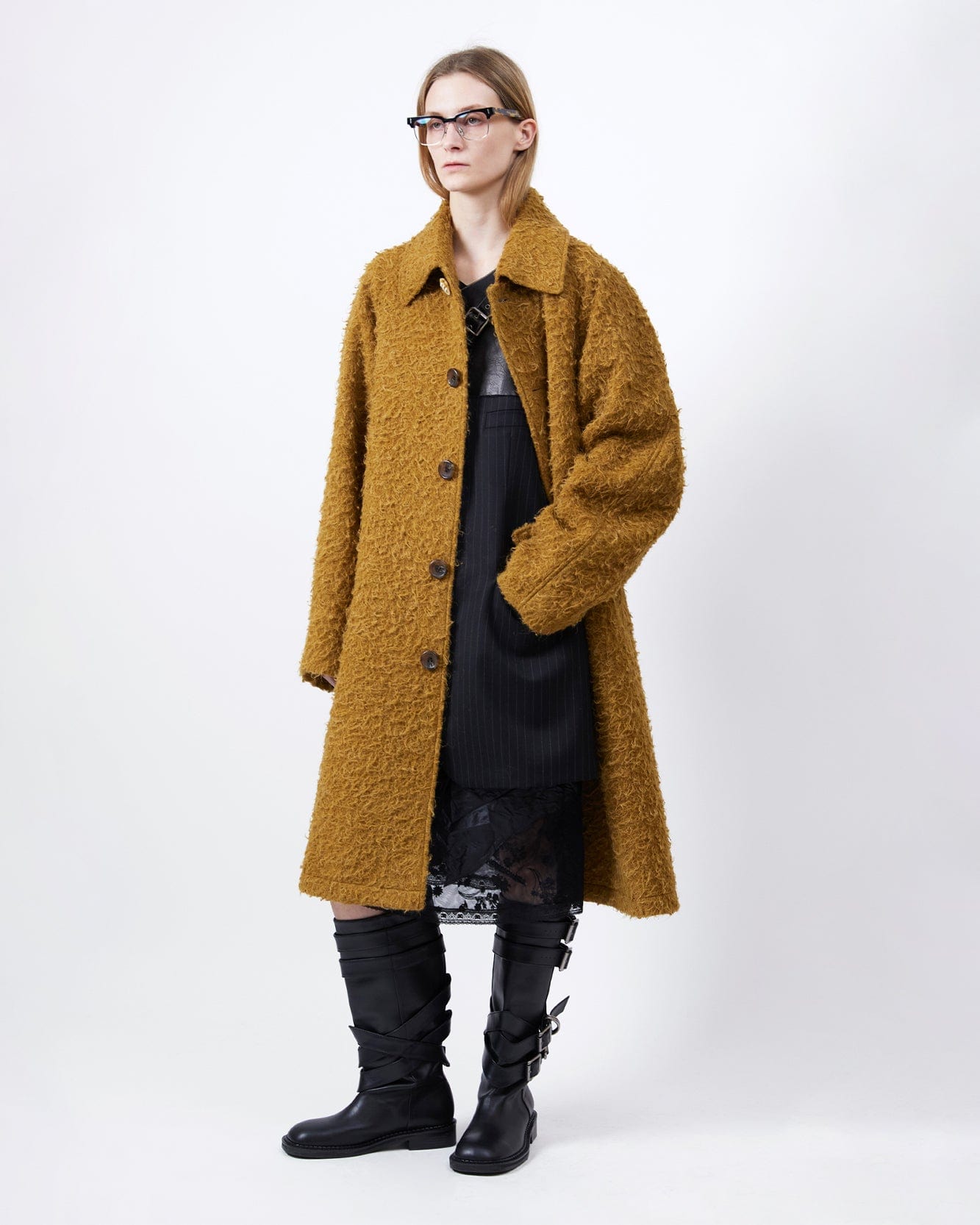 기타 UNISEX CASENTINO RAGLAN COAT awa734u(BROWN)