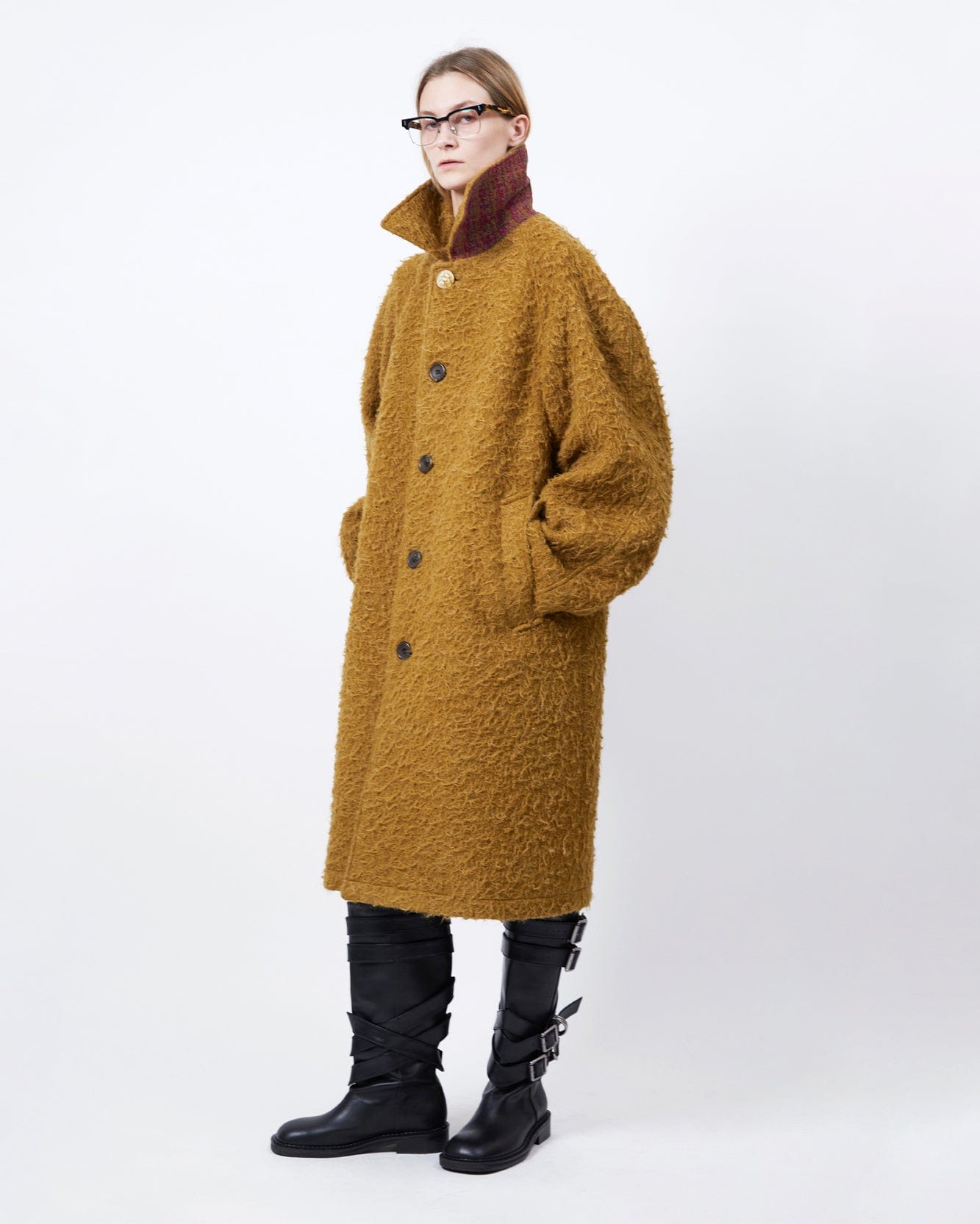 기타 UNISEX CASENTINO RAGLAN COAT awa734u(BROWN)