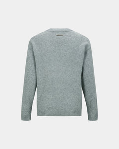 기타 UNISEX CASHMERE ROSE CREW-NECK SWEATER atb1372u(GREY)